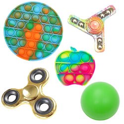 5 x Zabawka Sensoryczna Antystresowa Fidget Spinner 3D Tempo, Toys Pop It