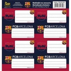 ASTRA Naklejki na zeszyty FC Barcelona FC-201 