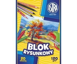 Astra Blok Rysunkowy 20 Kartek Gramatura 120g/m2