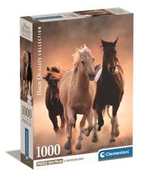 Clementoni Puzzle 1000 Compact Running Horses