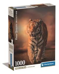 Clementoni Puzzle 1000 Compact Tiger Tygrys