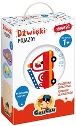 CzuCzu Dźwięki Pojazdy Książeczka Edukacyjna 12 mies. +