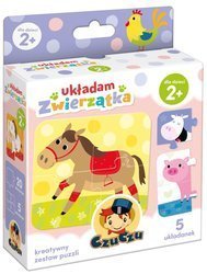 CzuCzu Puzzle 20 Układam Zwierzątka 2+