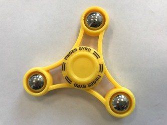 FINGER GYRO Spinner - kolor żółty