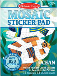 Kolorowanka Wyklejanka Mozaika Ocean Melissa and Doug