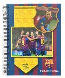 Kołozeszyt 100 kartek FC Barcelona Iniesta