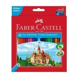 Kredki FABER-CASTELL 48 Kolorów + Temperówka