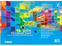 Kreska Blok techniczny kolor Premium A4/15 k.
