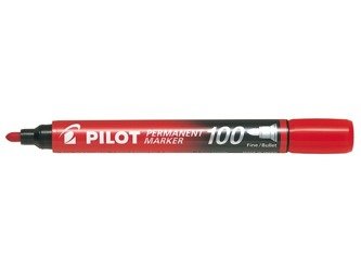 Marker Permanentny SCA - 100 Czerwony - Pilot
