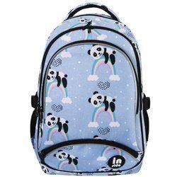 Plecak Szkolny Niebieski Pandy Tęcze Incood Kolekcja 2020