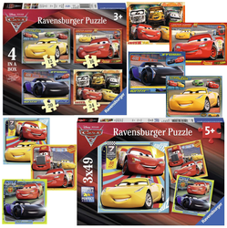 Puzzle 4w1 Ravenburger - Cars 3 Dajmy gazu