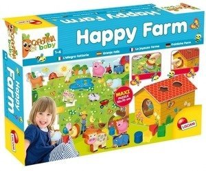 Puzzle Maxi 12 el. Carotina Baby Szczęśliwa Farma