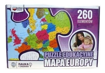 Puzzle edukacyjne  260el Mapa Europy