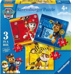 Ravensburger Puzzle 3w1 Pieski Psi Patrol