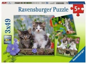 Ravensburger Puzzle 3x49 Kocięta