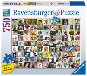 Ravensburger Puzzle 750 el XXL - 99 Pies pieski