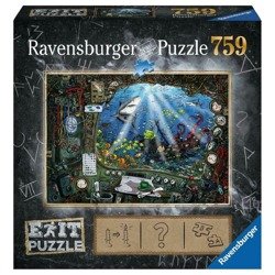 Ravensburger Puzzle Exit Gra Łódź Podwodna 759 el