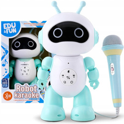 Robot Karaoke Edu&Fun Mikrofon Głośnik USB zielony