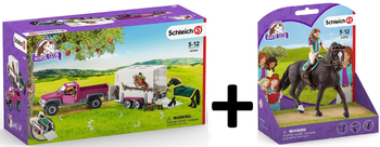 Schleich 42346 Półciężarówka z Przyczepą + GRATIS zestaw 42516 