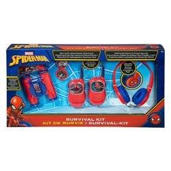 Spiderman Zestaw 5w1: latarka, kompas, lornetka, walkie talkie, słuchawki
