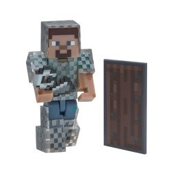 TM TOYS Minecraft Figurka Steve w Zbroi z Łańcucha
