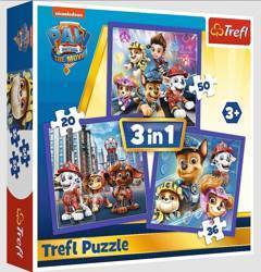 TREFL Puzzle 3w1 Psi Patrol gotowy do akcji 