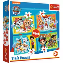 TREFL Puzzle 4w1 Psi Patrol Wesoła Ekipa
