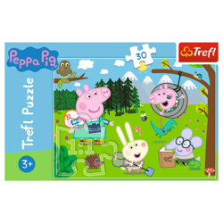 Trefl Puzzle 30el. Świnka Peppa Leśna Wyprawa