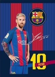 Zeszyt A5 60k Krata FC Barcelona Lionel Messi