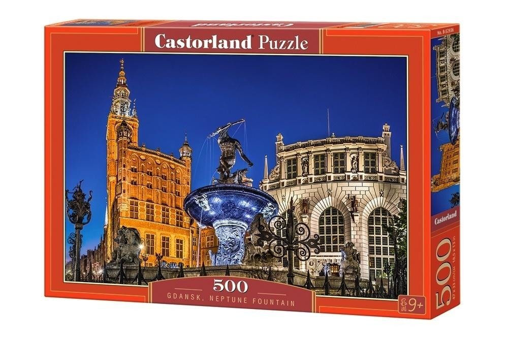 Castorland Puzzle 500el Gdansk Fontanna Neptun Sklep