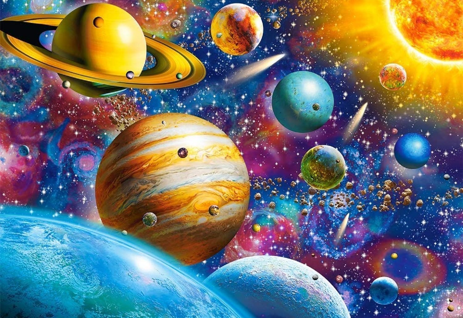 Puzzle 1000 Solar System Odyssey Układ Słoneczny - Sklep ...